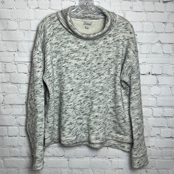 J. Crew Vintage Cotton Terry Cowl Neck Sweatshirt - Picture 1 of 10